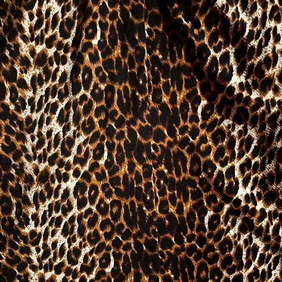 Vixen by Micheline Pitt - Leopard Print Ingenue - Size Large - EUC with Belt - Picture 6 of 6